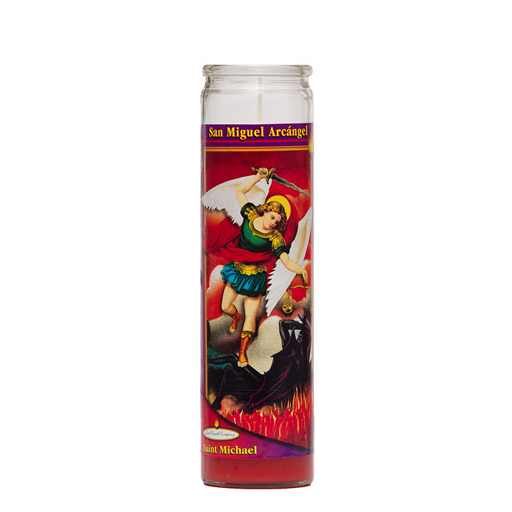 Mexican Religious 7 Day Candles With Custom Stickers