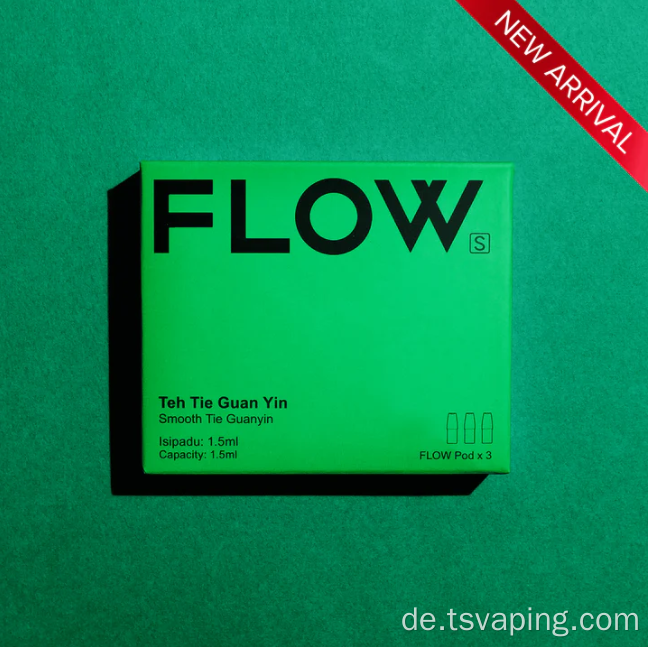 Flow Pods 100% orlginaler neuer Geschmack Bereit Vape