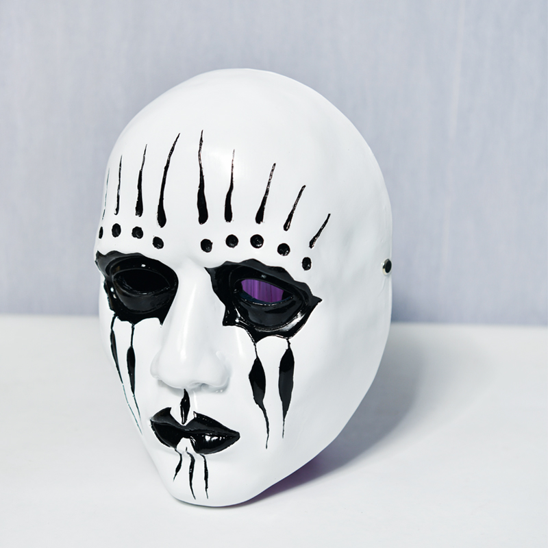 Black Drip Ghost Resin Full Face Horror Mask