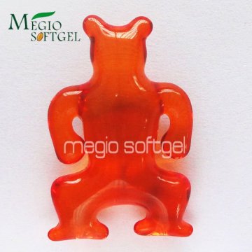 Animal Bear shape Rose fragrance bath oil bead