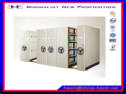 Best quality mechanical steel storage rack system,Moving Intensive Rack