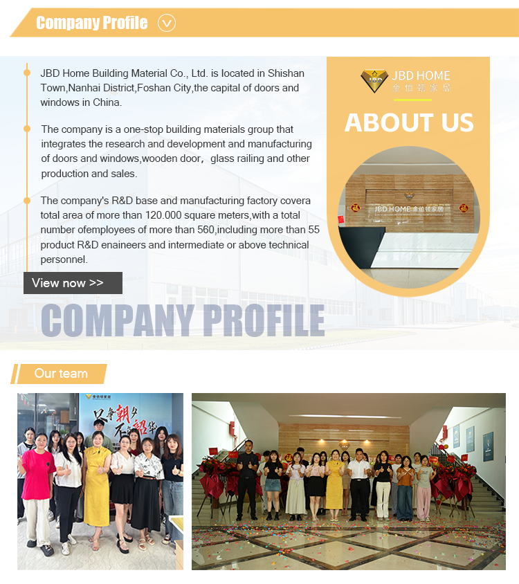Quality certifications for JBD HOME eco-doors