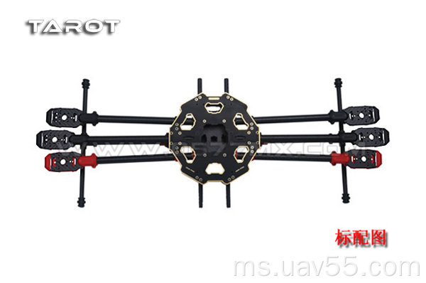 680Pro Hex-Copter dilipat bingkai TL68P00 bingkai multi-copter