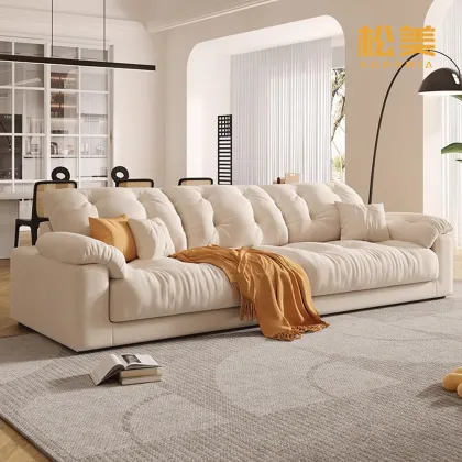 Cream White Modular Cloud Sofa
