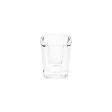 Récipient de bougie en verre transparent transparent 60 ml de gros