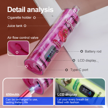 FIHP Shisha Hookah 15000Pro 6mg Vapes Pen Wholesale