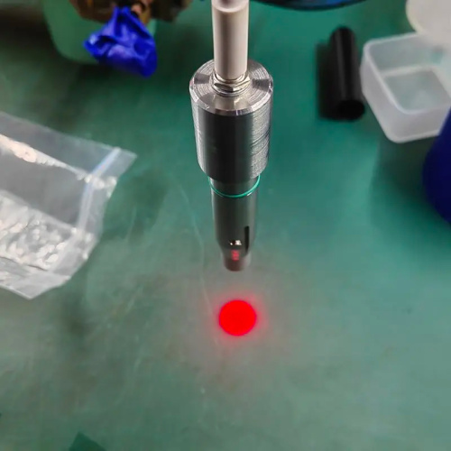 Simulador de luz vermelha da cabeça de corte a laser QBH