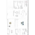 HPHT ဓာတ်ခွဲခန်းစက်တင်ရင်း 1.52ct vs2