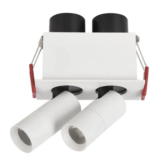 Adjustable 7W LED Linear Grille Spotlight - 360 Degree Rotate