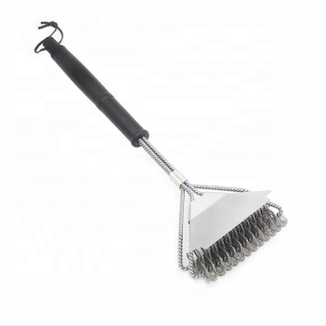 Stainless Steel BBQ Grill Brush Cleaner Scraper