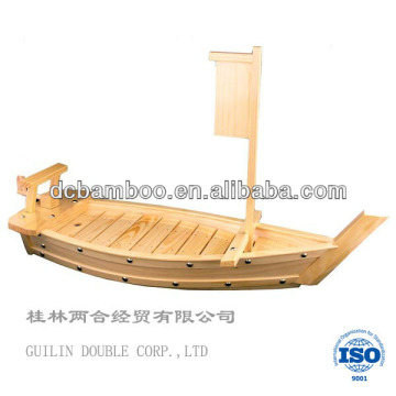 ISO9001 Factory direct sale bamboo sushi boat