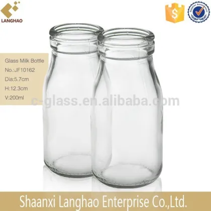 200ML Fresh Milk Glass Bottle