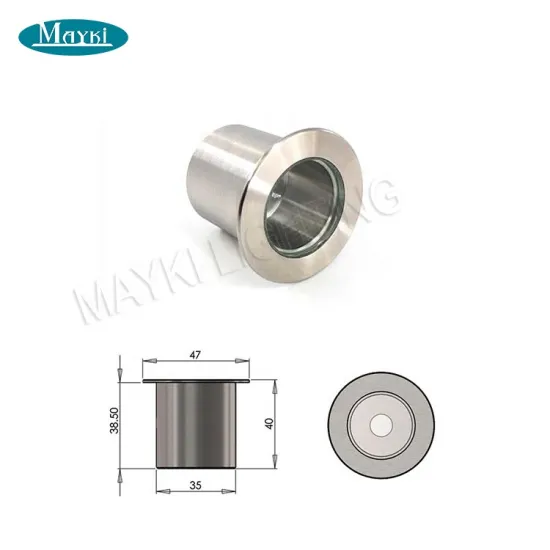 316 Stainless Steel Corrosion Resistant Fiber Optic Paver End Fitting for Outdoor Applications