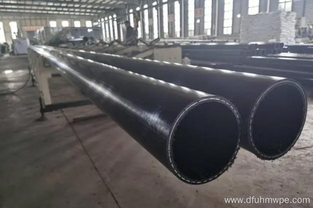 Fire water supply wire mesh wound polyethylene pipe