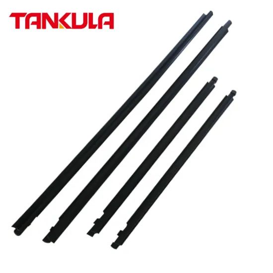 4Pcs Car Door Trim Moulding 68210-0D040 68160-0D040 Weatherstrip for Toyota Vios 2002-2007