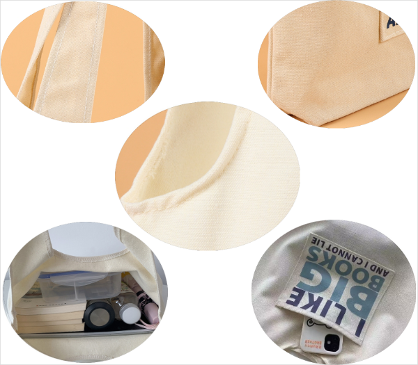 Female Literary Single Shoulder Cotton Bag