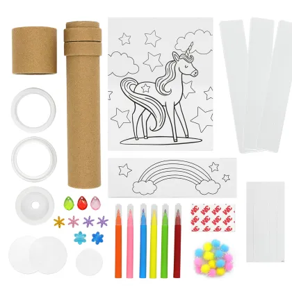 DIY Unicorn Kaleidoscope Kit: Explore STEM with Creative Fun