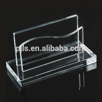 office supplies, card holder crystal crafts