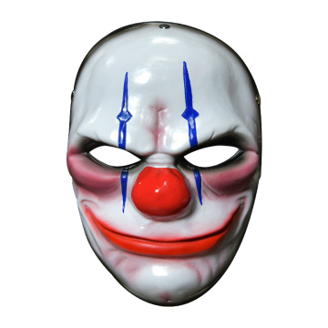 Máscara de terror de Halloween de látex de palhaço malvado assustador