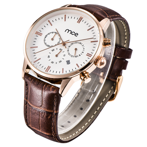 10 PCS Chronograph Leather Strap Stock Men Watch