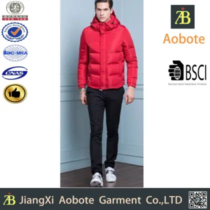 2016New Design Outdoor Windproof Thick Man Down Jacket