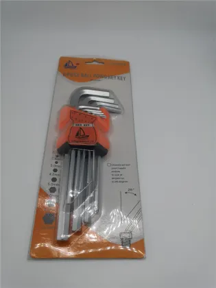 9-Piece Star Key Set Hex Key L Wrench