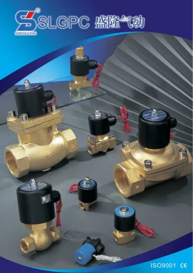 Low price 2 way 2 position liquid air compressor solenoid valve SLG series