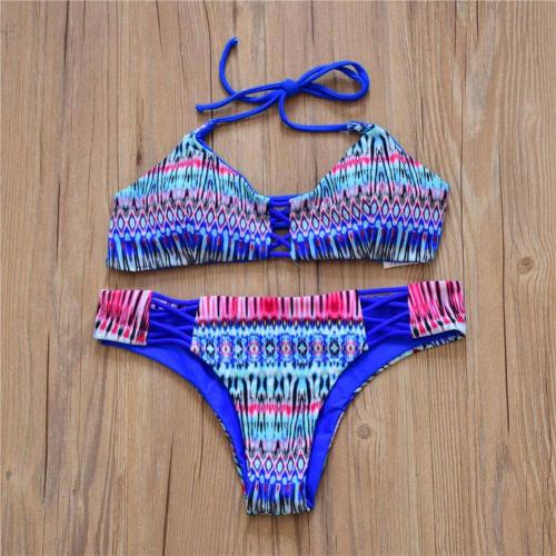 Sexy Thong Bikini Newest Padded Vintage Bikini Sets Push Up Swimwear