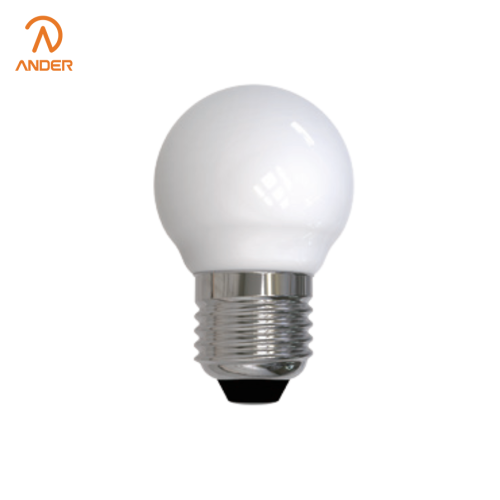 ضوء فتيل كروي G45 أنيق مع توهج ناعم