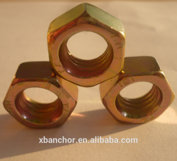 din934/ 4.8grade nut M12/ with zinc palted fastener made in hebei handan