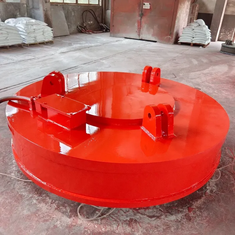 2 Ton Circular EOT Crane Electro Lifting Magnet for Steel Scrap