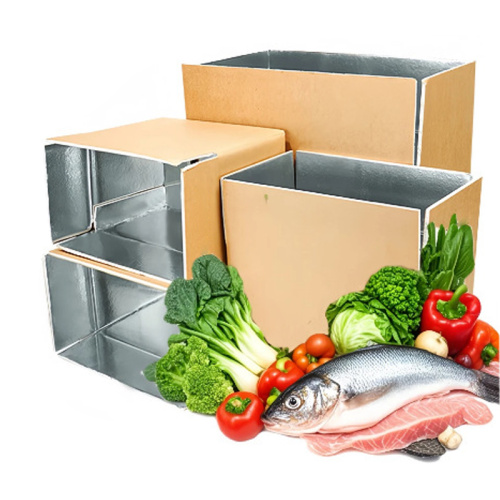 caja de envío de alimentos congelados aislados 48 horas
