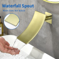 Wall Mounted Luxury Waterfall Faucet Spout