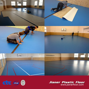 1.8m*20m 100% pure PVC futsal flooring for Australia games