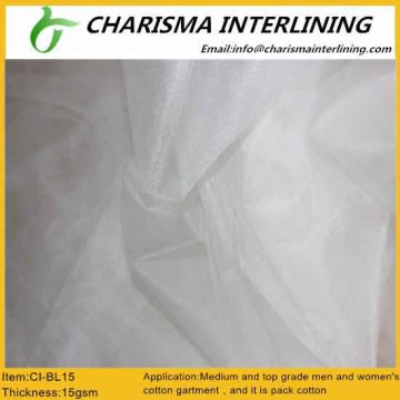 Polypropylene interlining-apparel interlining BL15