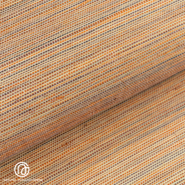 Revestimento de parede de sisal vibrante em sol quente marrom dourado