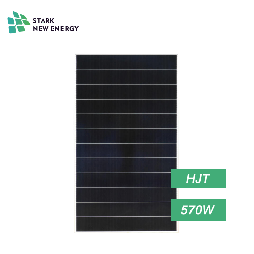 HJT सौर पैनल 570w सौर शिंगल मॉड्यूल