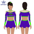 Custom royal blue cheer uniform