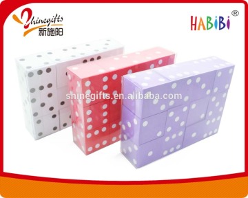 Custom logo soft EVA foam dice for kids