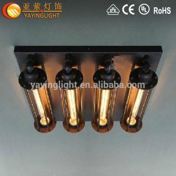 American Industrial retro bedroom ceiling lamp, Cafe Bar Restaurant Iron Ceiling lamp