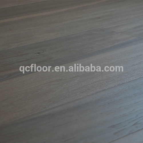 Rustic engineered wood flooring with grey color