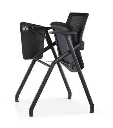 Foldable Mesh Student Chair Training Chair with tablet