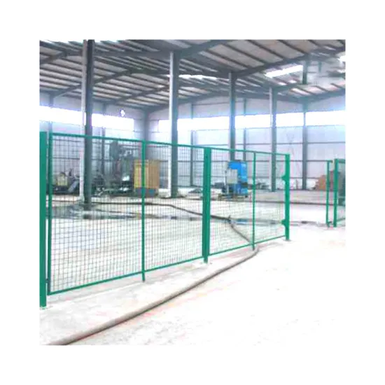 Steel Guardrail and Wire Mesh Fence for Workshop Isolation
