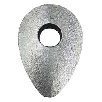 Jualan Panas Galvanized DIN 3091 Standard Cable Thimble: Besi mulur dan tali dawai yang mudah dibentuk