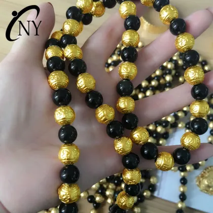 Wholesale Gold Plated Coin Beads, Solid Six Word Truth Money Beads & Trendy Copper Accessory Collection