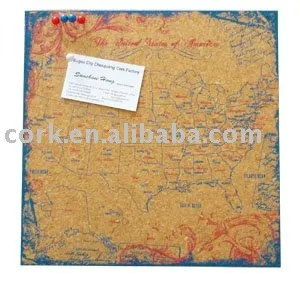 Silk Screen Printing cork message board