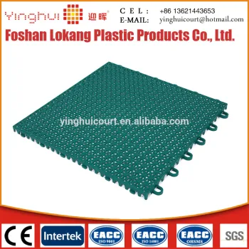 O-04 FIBA Outdoor PP Interlocking Children Sports Playground Flooring