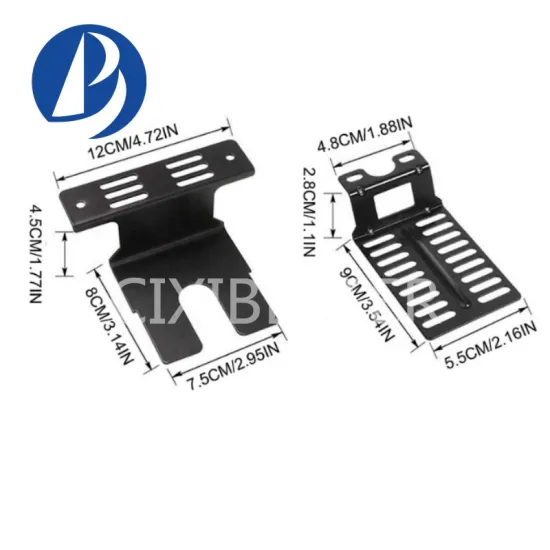 Affordable BBQ Spit Motor Bracket Set: Essential 2pc Camping Grill Accessories for Rotisserie Support