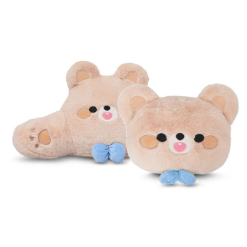 Cute Cartoon Bear Car Seat Headrest Bantal untuk sokongan leher