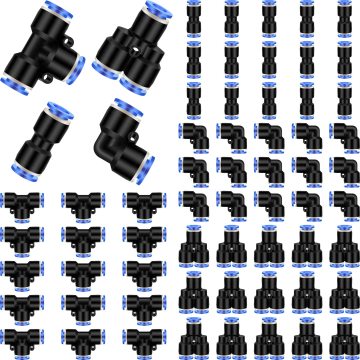PL PZA -serie Plastic stalen elleboogverbinding Pneumatische connector